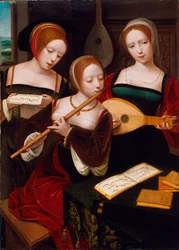 Drei Musiker, ca. 1530